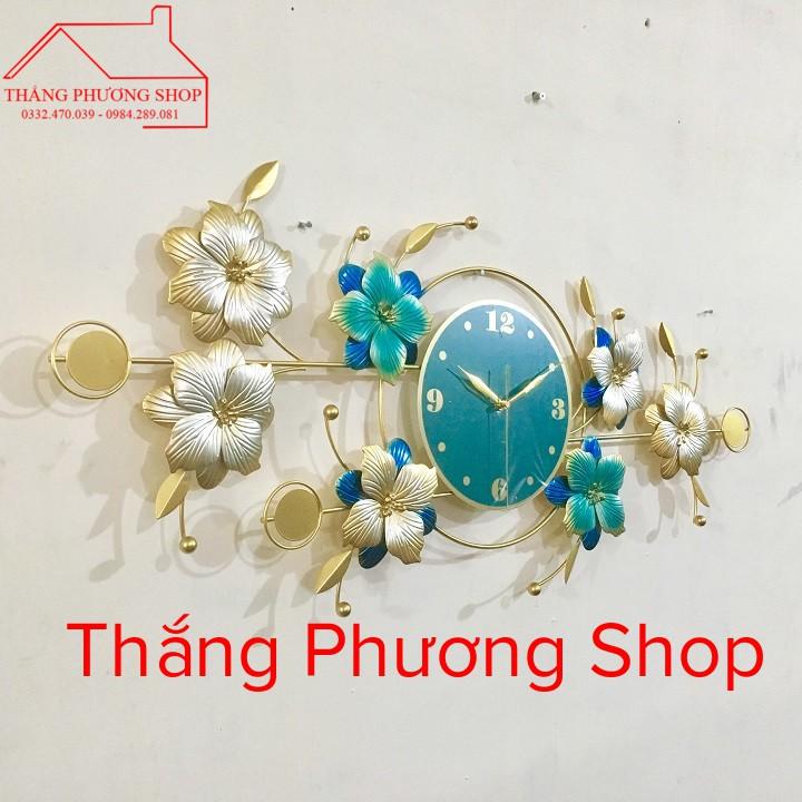 Đồng Hồ Treo Tường Trang Trí Hoa Cỏ Mùa Xuân TP-062