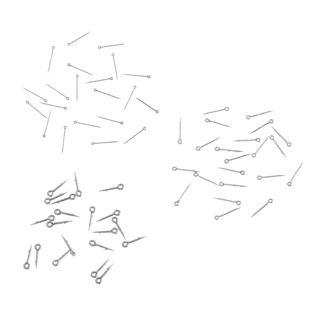 20Pcs High-carbon Steel Sea Fishing Worm Hooks Fishhook Live Bait Hooks S