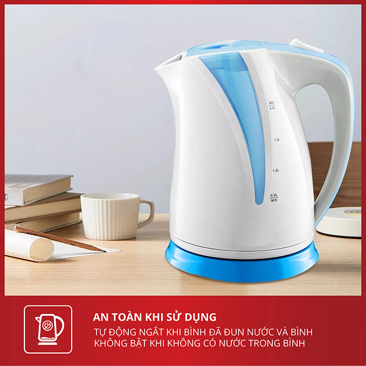 Bình đun siêu tốc Hayasa HA-3951 - Hàng chính hãng