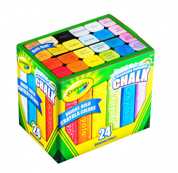 HỘP 24 VIÊN PHẤN (24 MÀU) CRAYOLA  (RỬA ĐƯỢC)