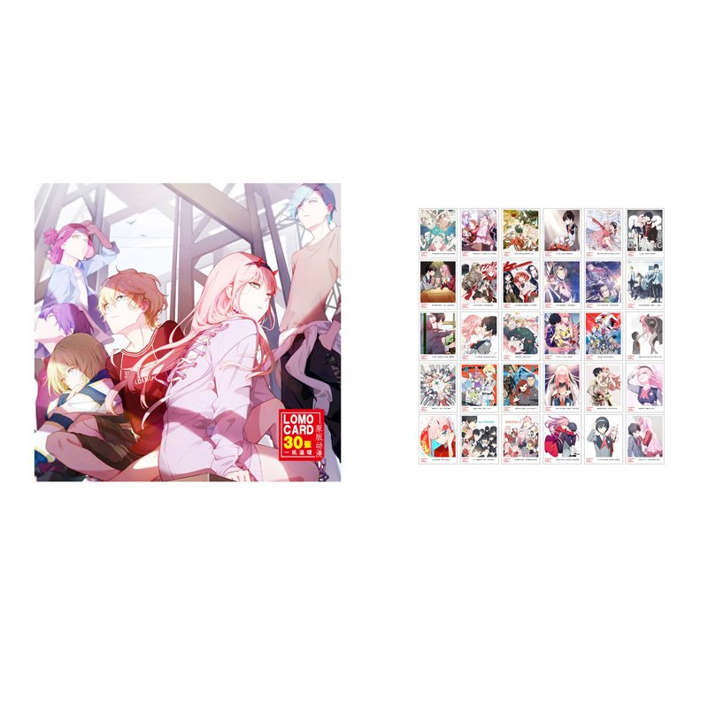 Lomo card Darling in the FranXX hộp ảnh anime chibi