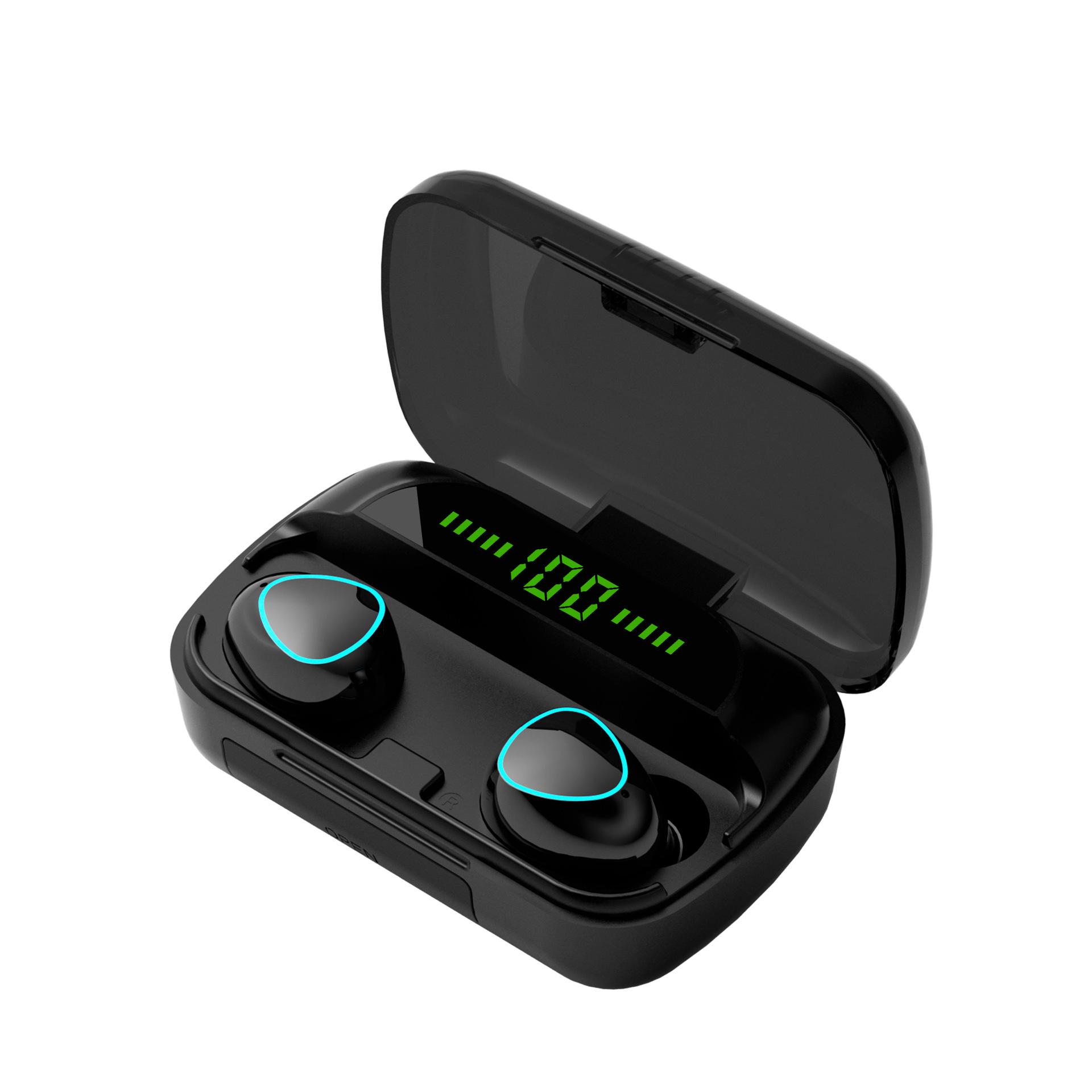 TWS Bluetooth 5.1 3500MAh Sạc Hộp Tai Nghe Không Dây 9D Stereo Thể Thao Chống Thấm Nước Tai Nghe Nhét Tai Tai Nghe Có Micro