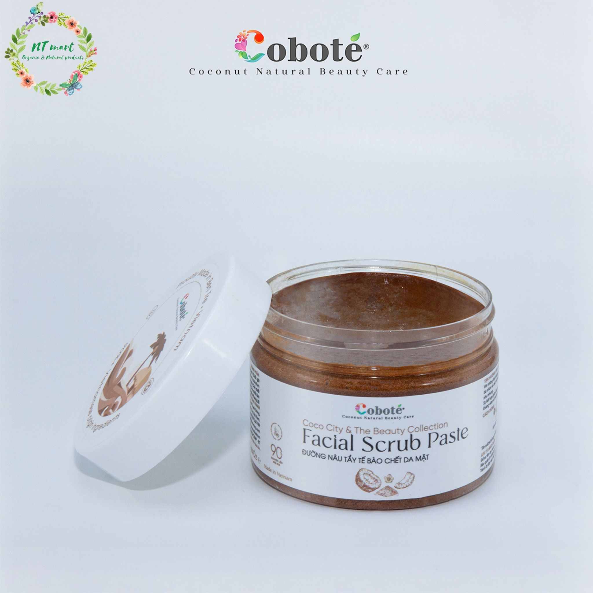 COBOTÉ - Tẩy tế bào chết da mặt - đường nâu | Facial Scrub Paste 