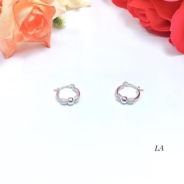 Bông tai bạc bi chuẩn cho bé yêu