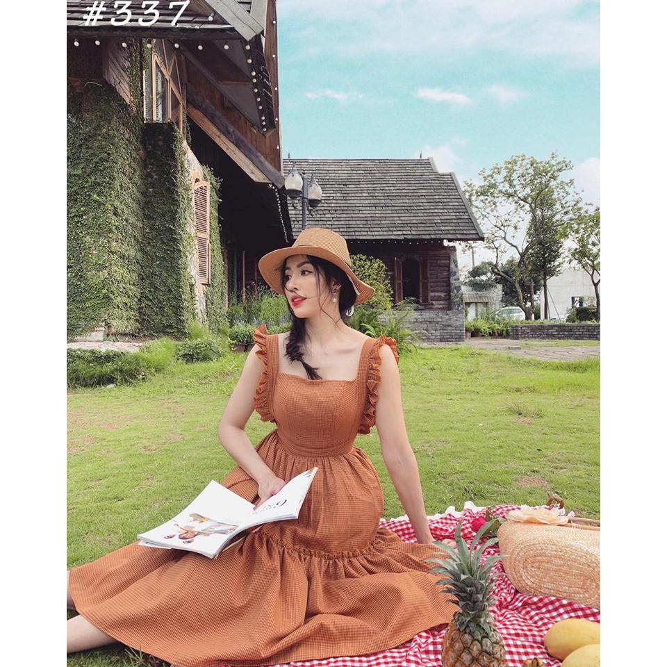 Maxi caro hở lưng siêu xinh