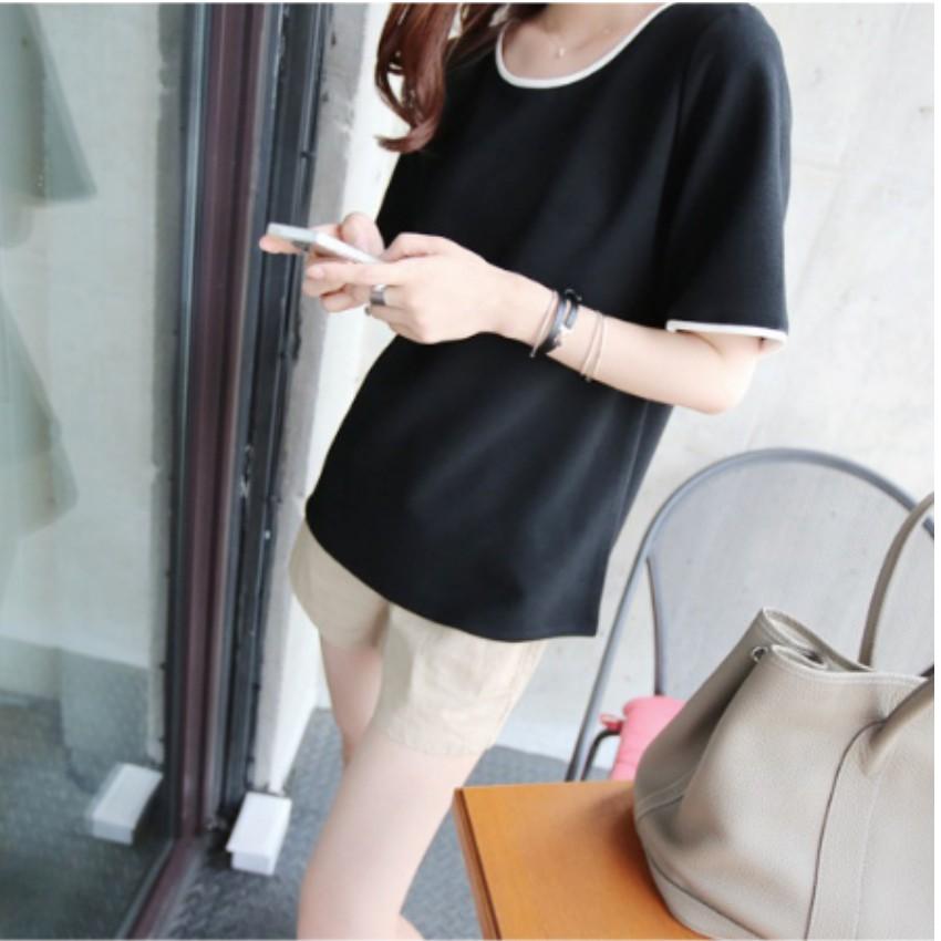 Áo thun nữ ngắn tay phong cách Hàn Quốc 206352 2