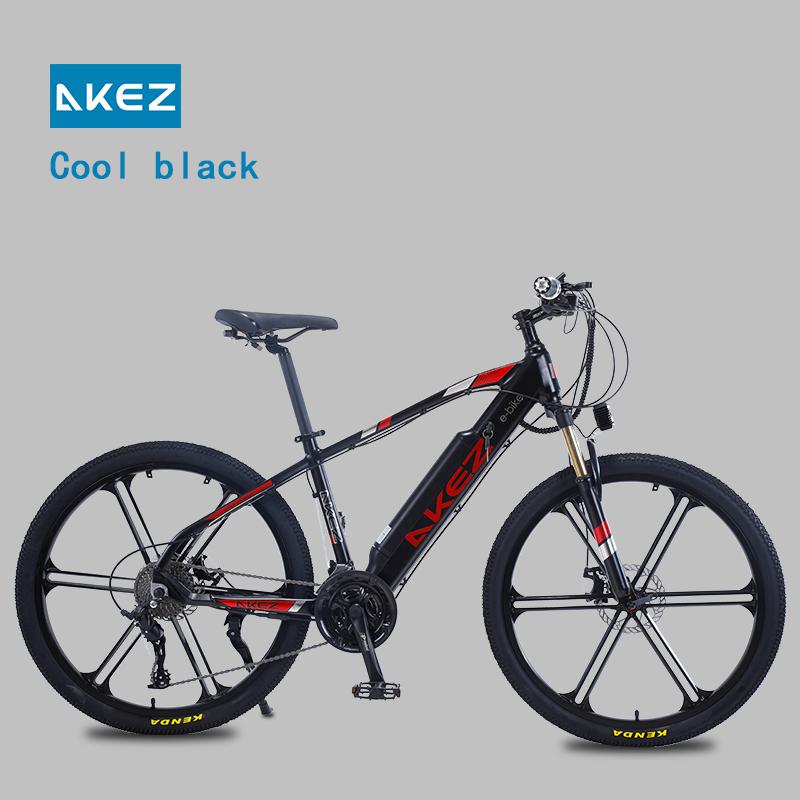 Cao Cấp Xe Đạp Điện 26 Inch Biến Tốc Độ Xe Đạp 27 Tốc Độ Hợp Kim Nhôm Xe Đạp Điện Nam Xe Máy Color: Black Number of speeds: 21