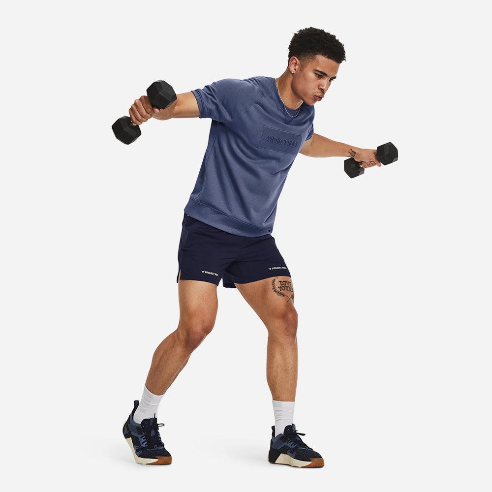 Quần ngắn thể thao nam Under Armour Pjt Rock Leg Day - 1380178-410