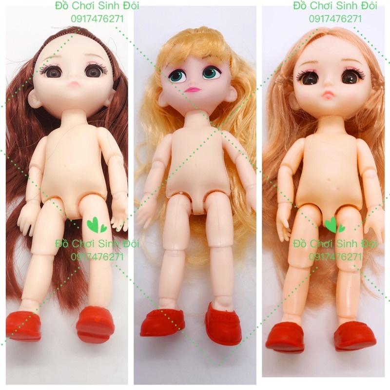 Búp bê 16cm - combo 3 con ngẫu nhiên