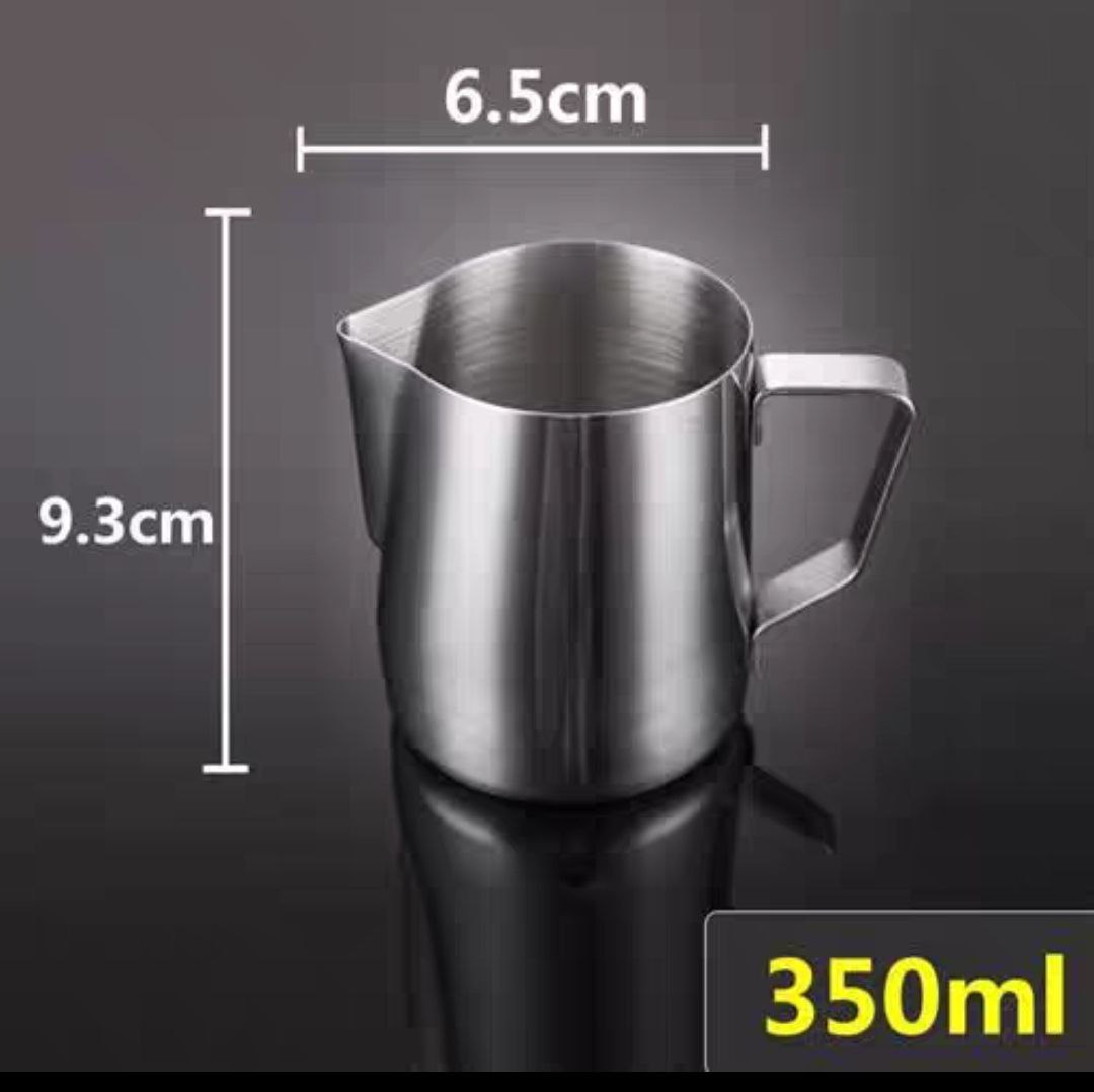 ca đong inox 304 - ca đánh sữa - cho barista trong việc tạo hình cho tách Cappuccino, Latte hay Macchiatto