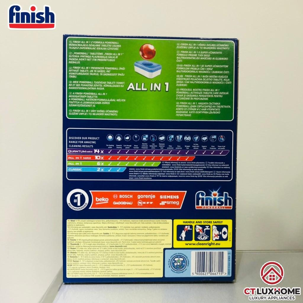 Viên rửa chén bát Finish All In One 100 viên
