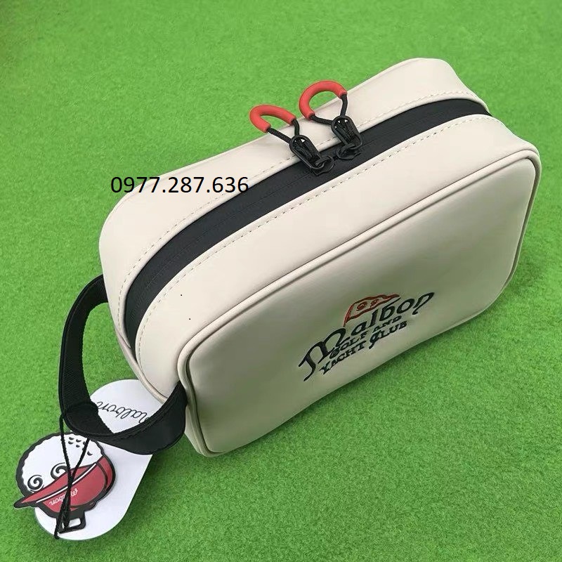 Túi cầm tay Golf Malbon thiết kế 2 ngăn nhỏ gọn tiện lợi TC022