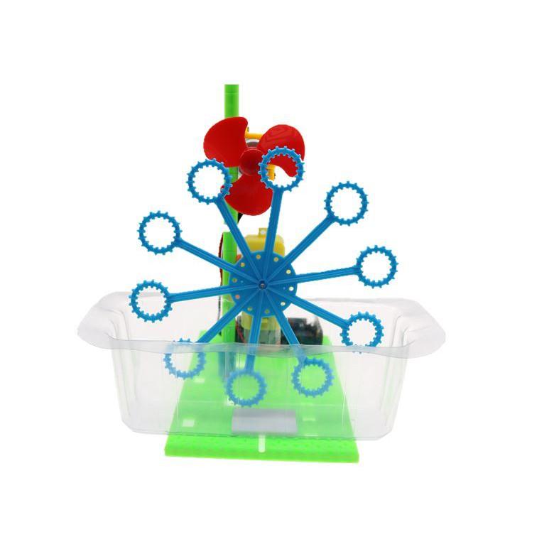 Mô hình DIY tạo bong bóng bằng pin thường AA