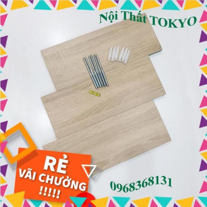 (PHÁ GIÁ) Bộ 3 thanh kệ treo tường 30cm gỗ CN cao cấp KTT01