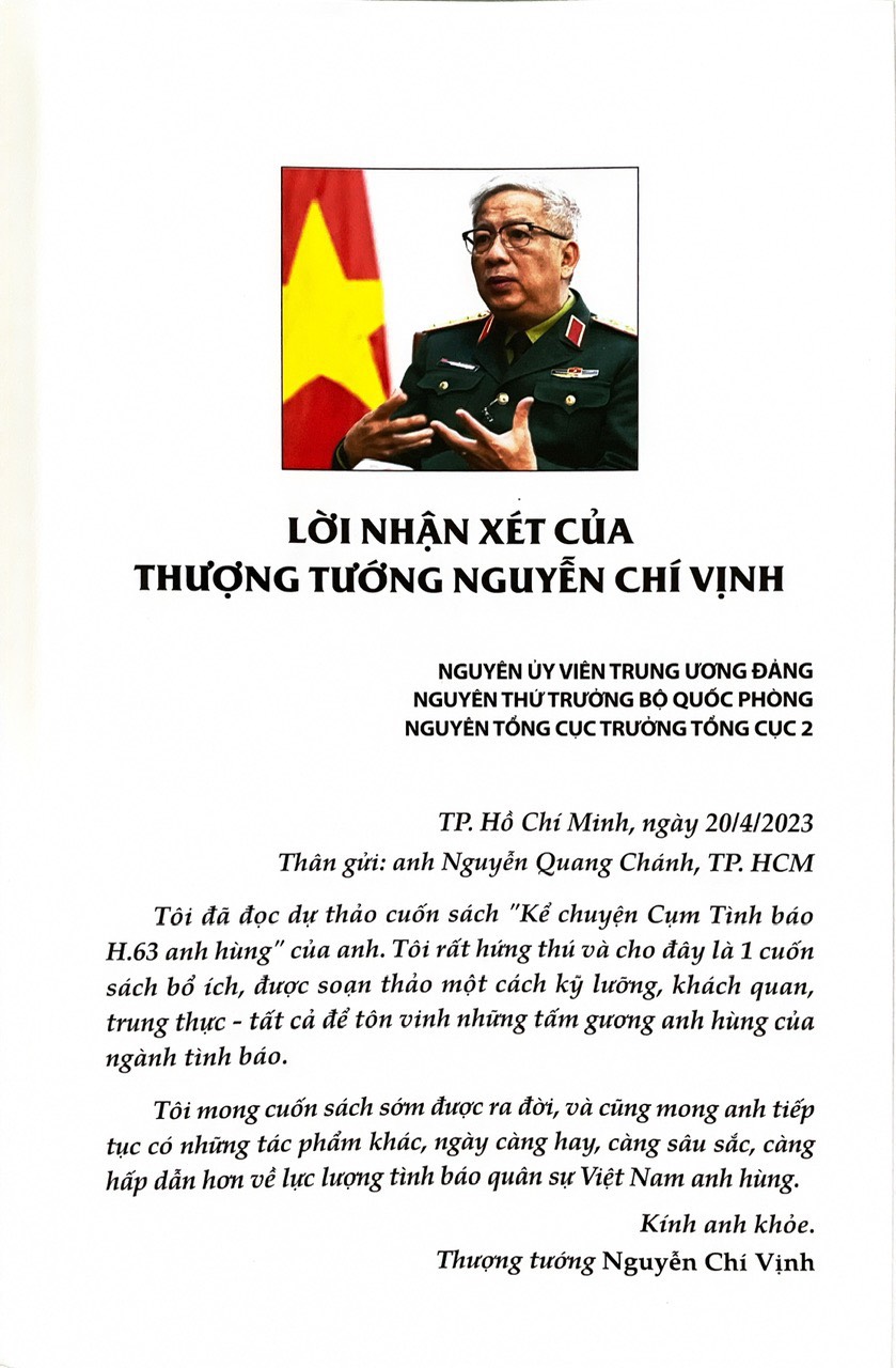 Kể chuyện Cụm Tình Báo H.63 Anh Hùng ( bìa cứng)