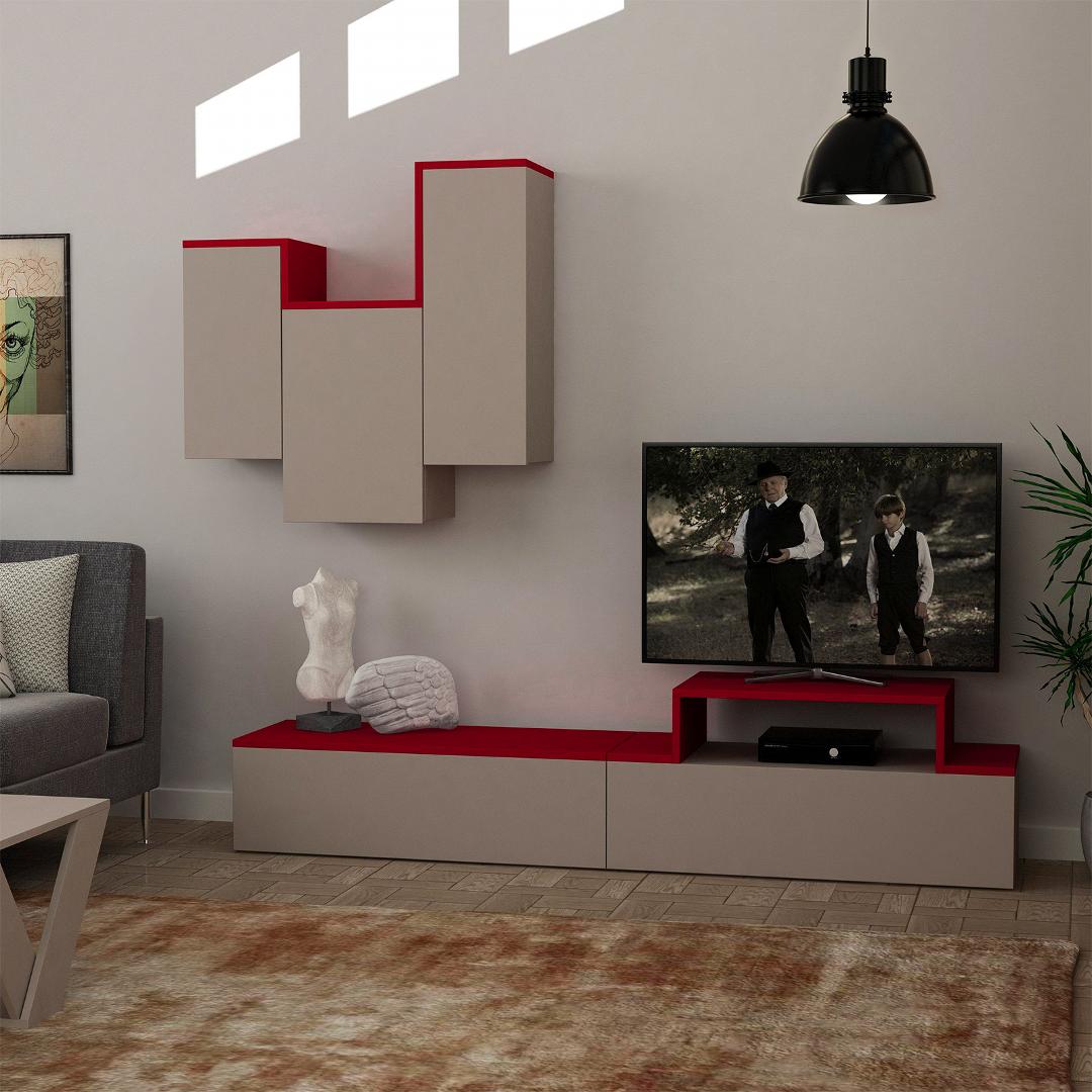 Kệ Tivi gỗ hiện đại SMLIFE Tahani | Gỗ MDF dày 17mm chống ẩm | D180xR35xC42cm