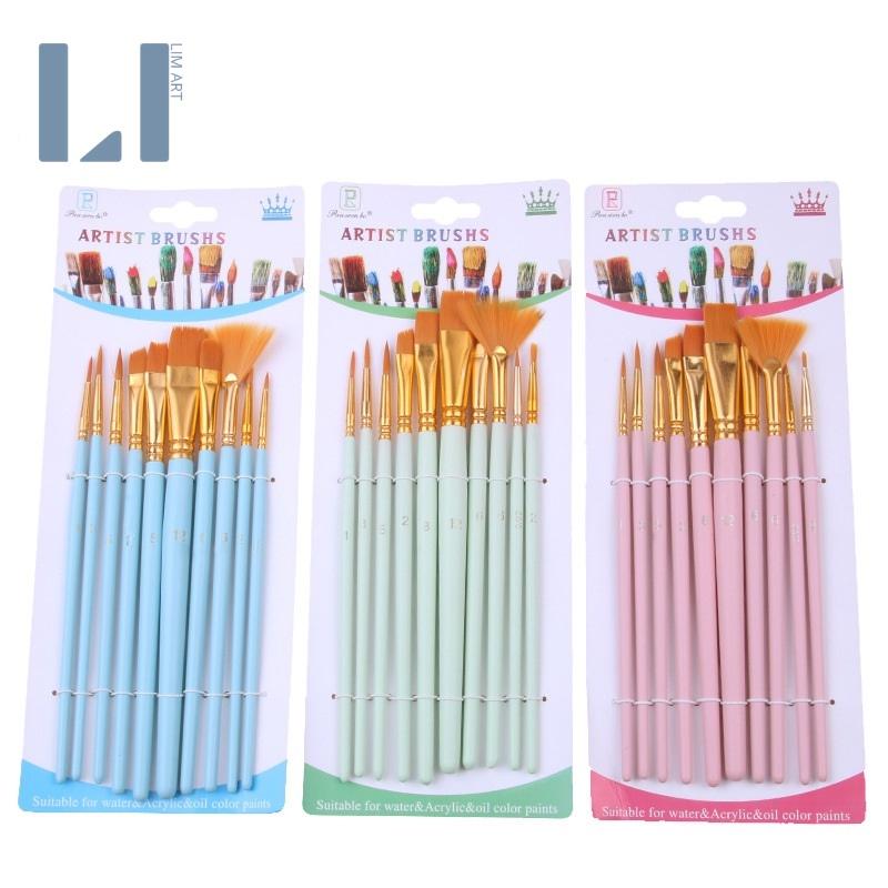 Bộ cọ vẽ màu Pastel chuyên dùng vẽ tranh,tô tranh số hóa. Set cọ vẽ màu nước,acrylic,gauche