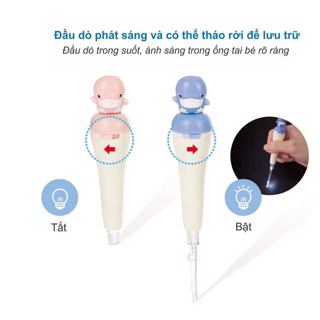 Ráy tai có đèn cho bé Kuku Ku3036