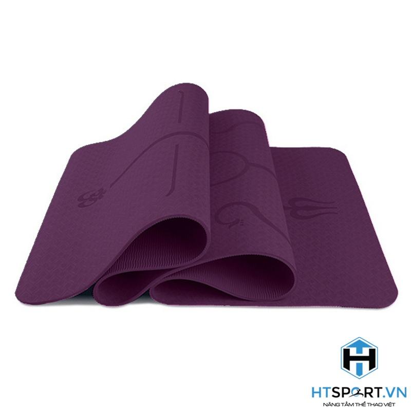 Thảm Tập YoGa, Thảm Tập Thể Dục Yoga Gym Tại Nhà TPE 2 Lớp Cao Cấp