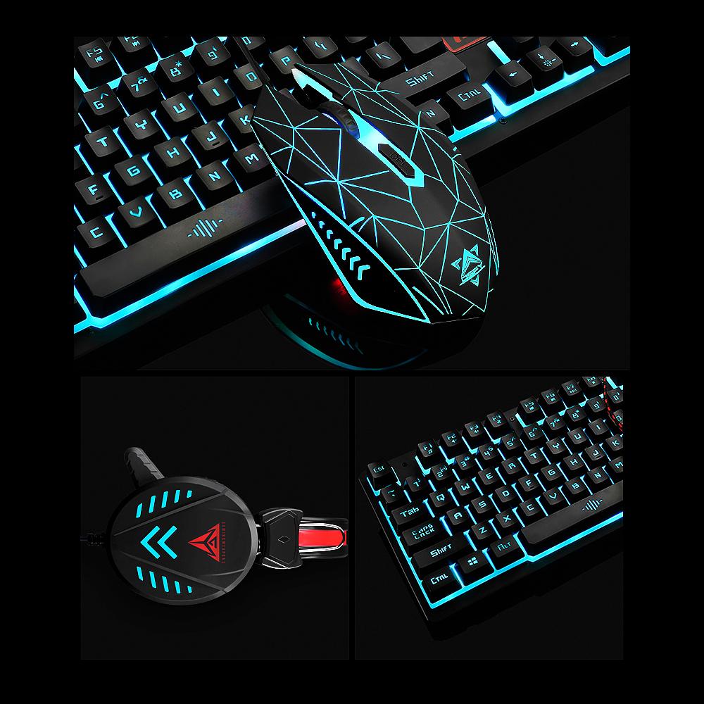 Bộ tai nghe có dây Đèn nền ba màu