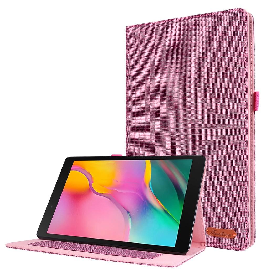 Dành cho Samsung Galaxy Tab A7 2020 Sm-T500/T505 10.4 inch Bao da máy tính bảng denim kiêm giá đỡ cho