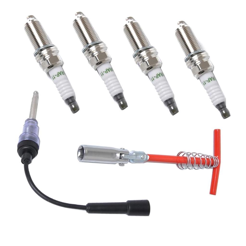 4 X Spark Plugs with Assembly Tools And Spark Plug Spark Plug