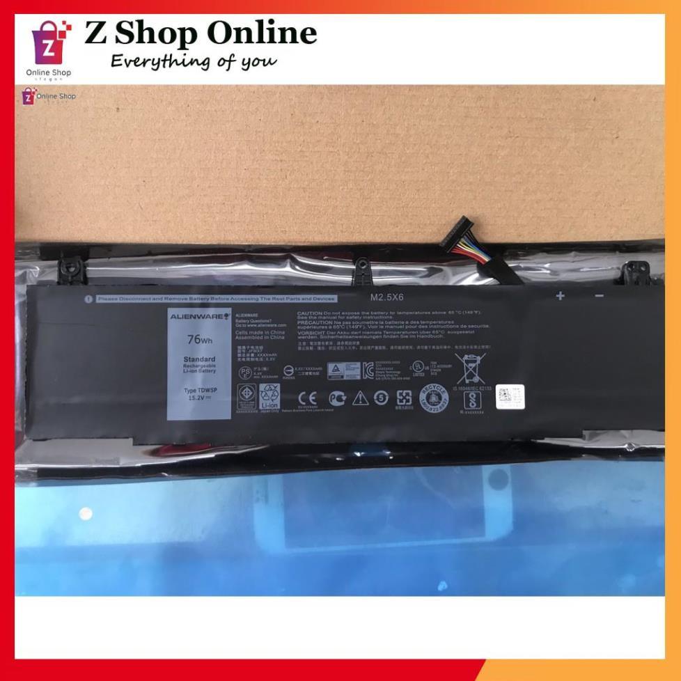 Pin (Original) Dùng Cho Dell Alienware 13 R3 TDW5P New Battery