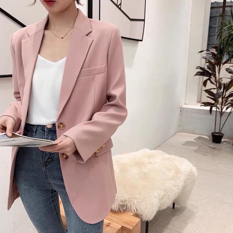 Áo Khoác Blazer Nữ Phong Cách Hàn Quốc Mẫu Mới Mã RB100