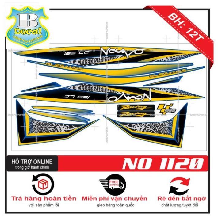 Tem rời dành cho NOUVO 4 LX THÁI LAN DÁN XE XANH