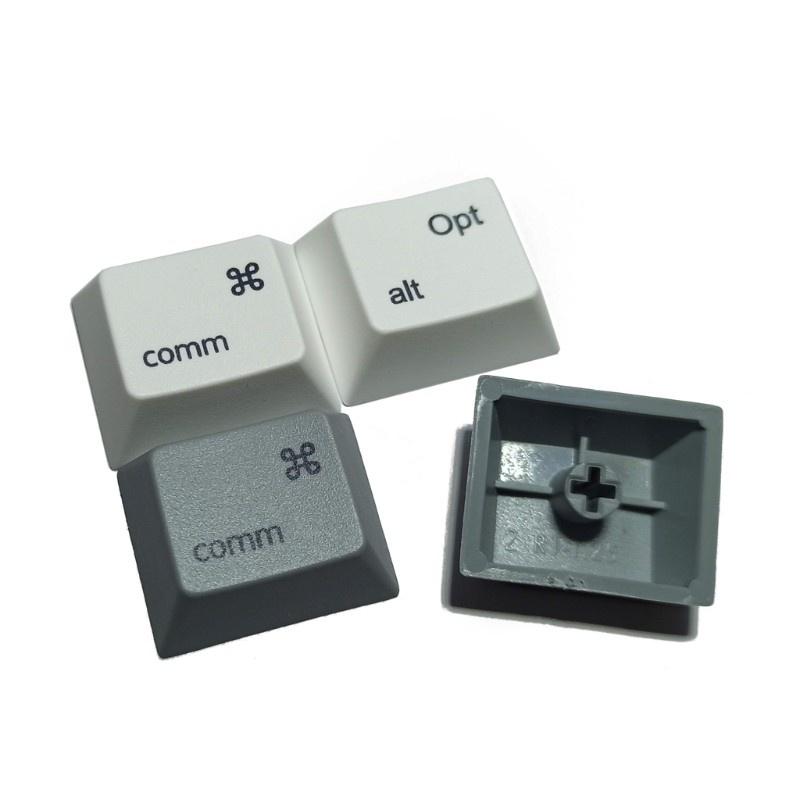 HSV 2Pcs PBT keycaps Commond And Option Keys Cherry MX Key Caps For MX Switches Mechanical Gaming Keyboard