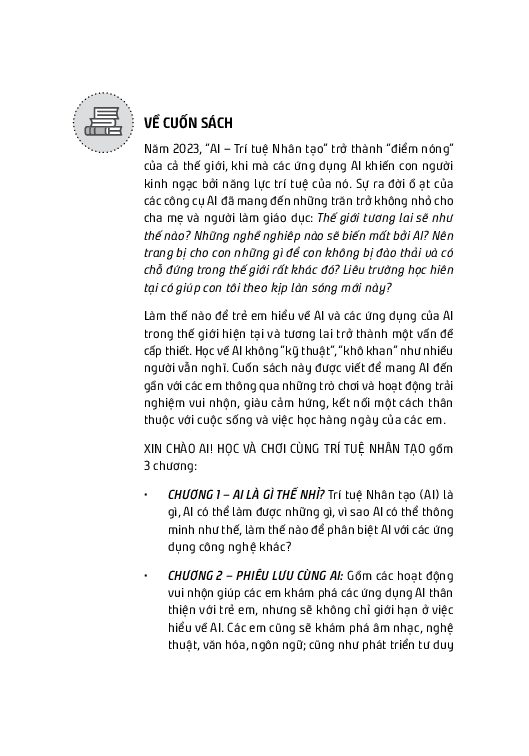 Xin Chào AI! - Học Và Chơi Cùng Trí Tuệ Nhân Tạo