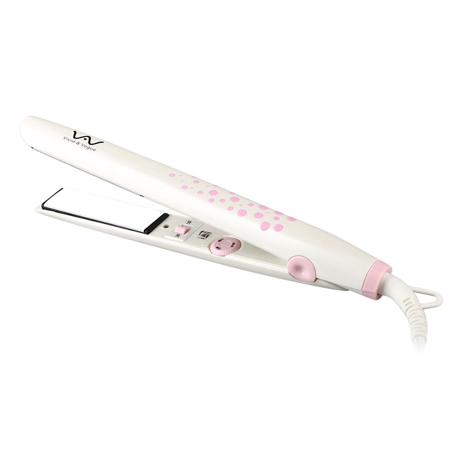 Portable Hair Straightener Máy Ép Thẳng Và Uốn Cụp Vivid&amp;Vogue VAV030