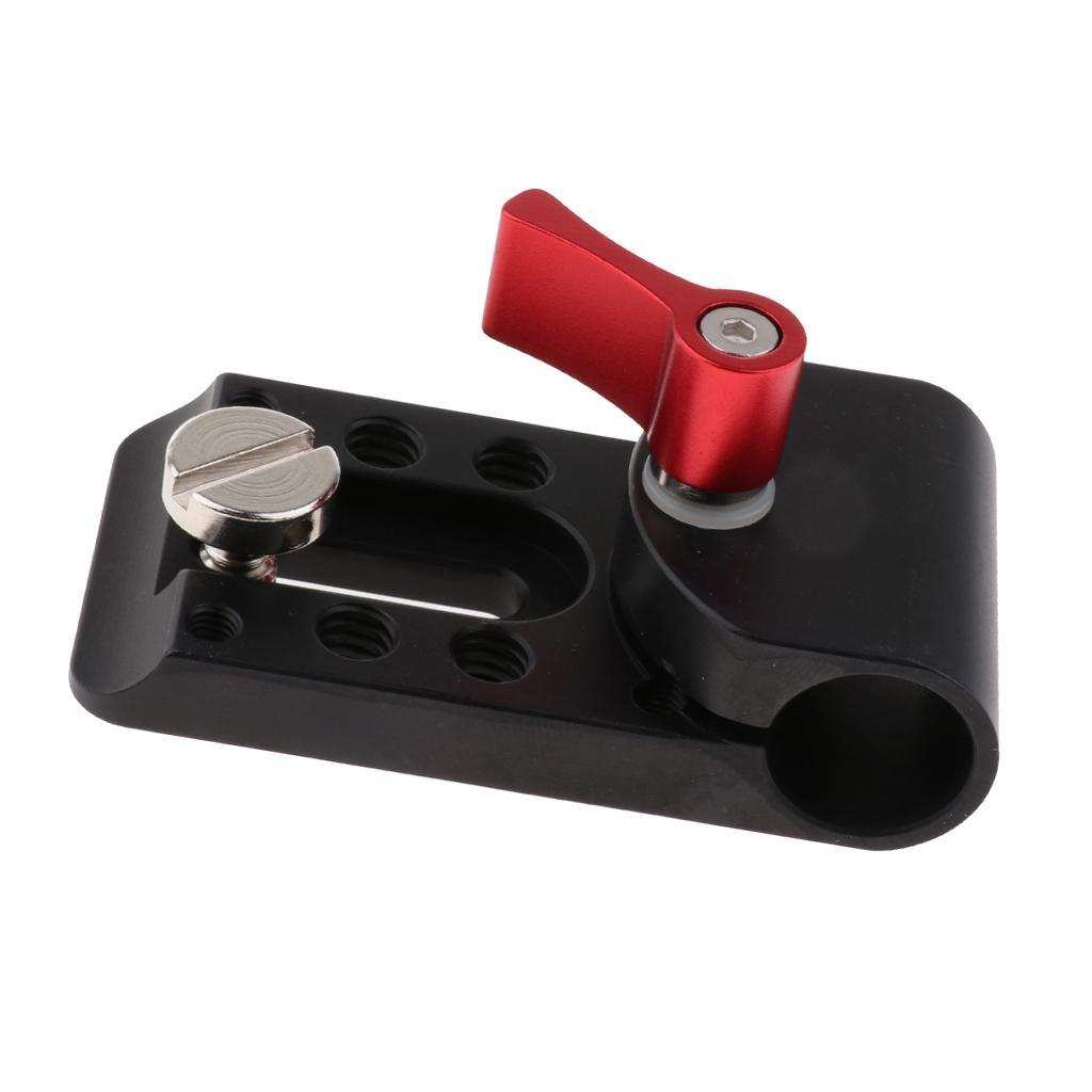 Porous Holder Clamp Mount for 15mm Rods Support Rail Follow Focus Rig DSLR