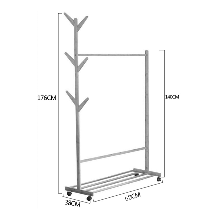 Giá treo,móc quần áo 1 tầng - Giá treo đồ