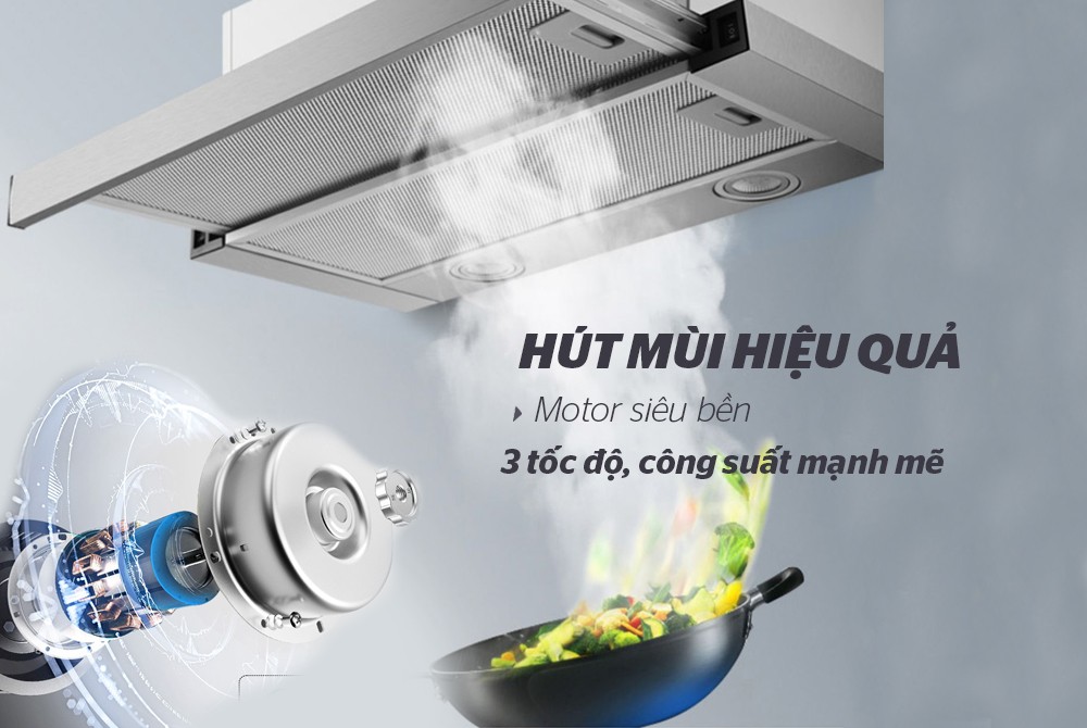 Máy Hút Mùi Âm Tủ Sunhouse SHB6288MT