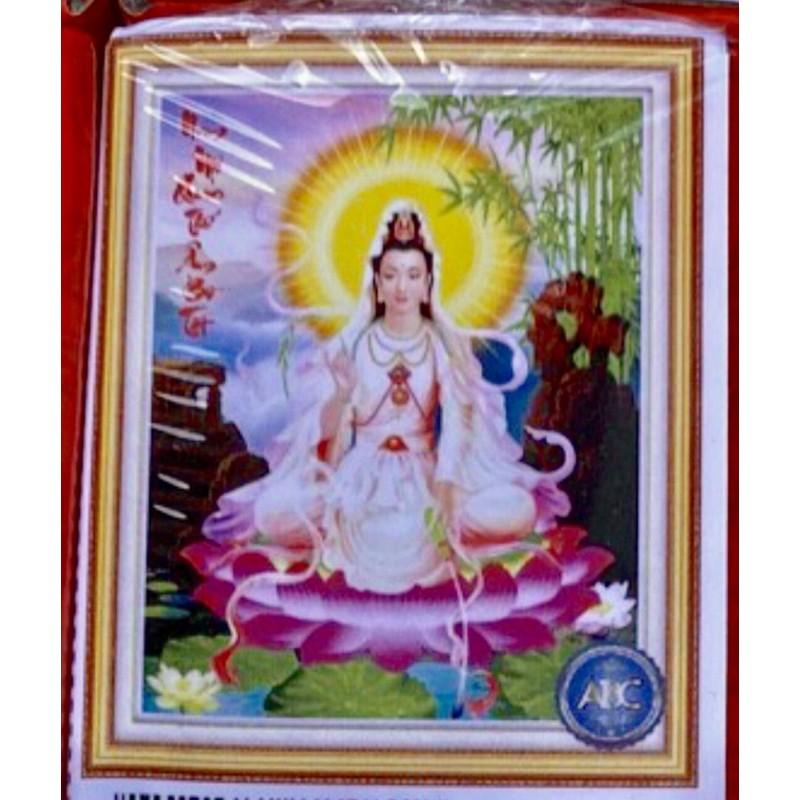 Tranh đính đá Phật Quan Âm Vs481  chưa đính