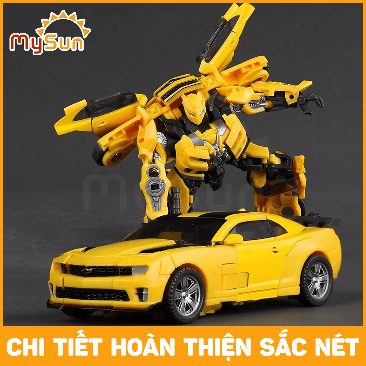 Mô hình đồ chơi robot biến hình xe ô tô cho bé trai đồ chơi rô bốt biến hình kim loại