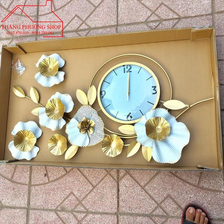 Đồng Hồ Trang Trí Cành Hoa TP-077Y