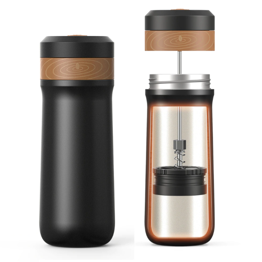 Bình giữ nhiệt kiêm pha cà phê kiểu Pháp thương hiệu iCafilas FK11