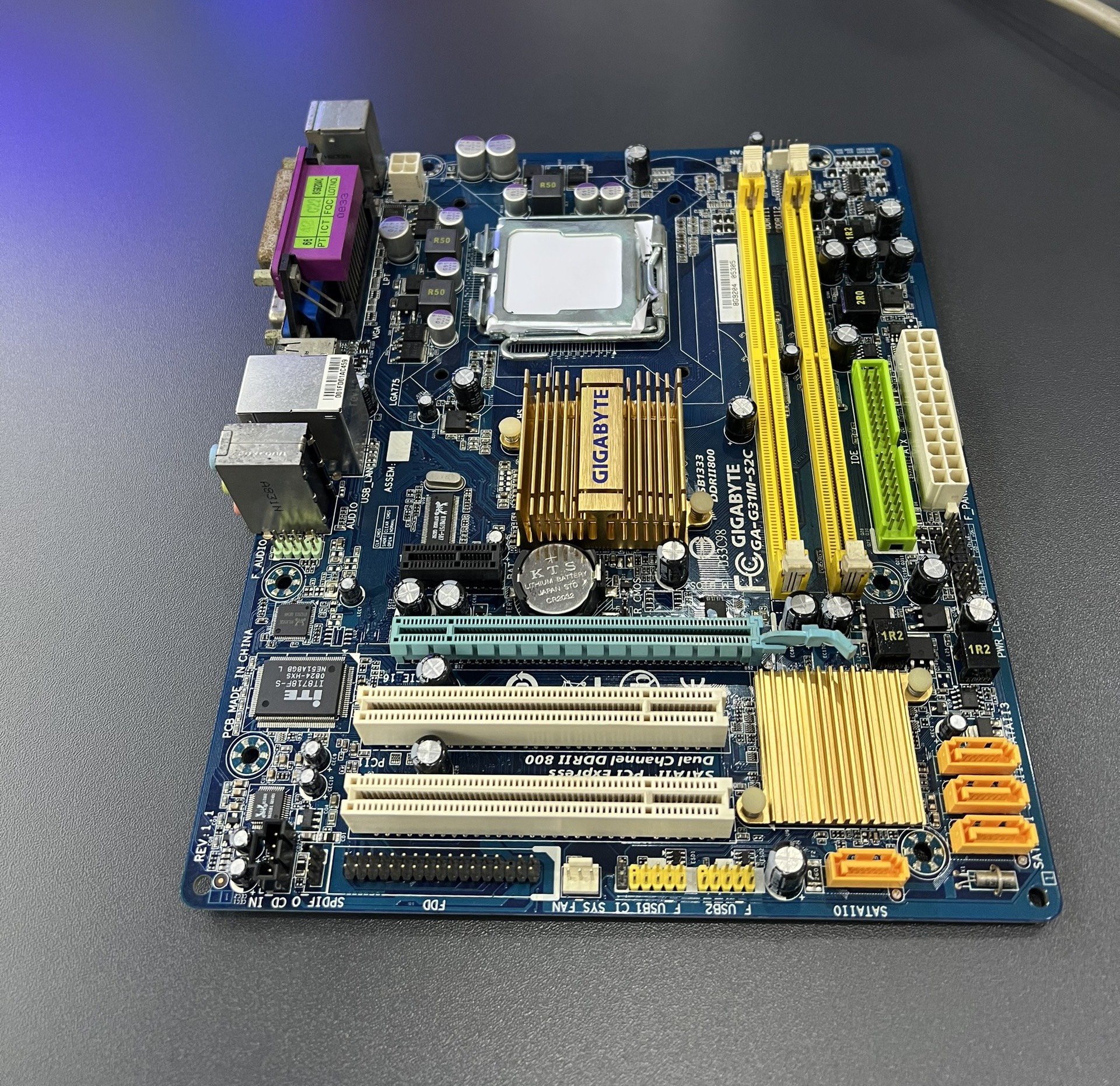 Mainboard Gigabyte G31 DDR2 Socket 775 - Hàng Chính Hãng