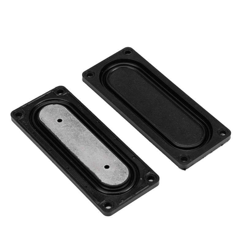 HSV 2PCS Audio Bass Diaphragm Square Frame Vibration Film Passive Radiator Speaker Repair Parts DIY Home Theater Speaker Kit