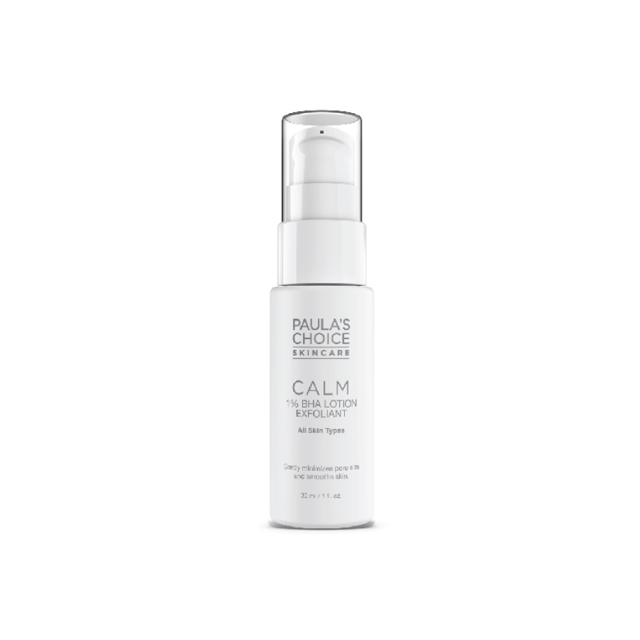 Kem tẩy da chết dịu nhẹ phù hợp cho da nhạy cảm Paula's Choice CALM Redness Relief 1% BHA Lotion Exfolia 30ml Mã 9107