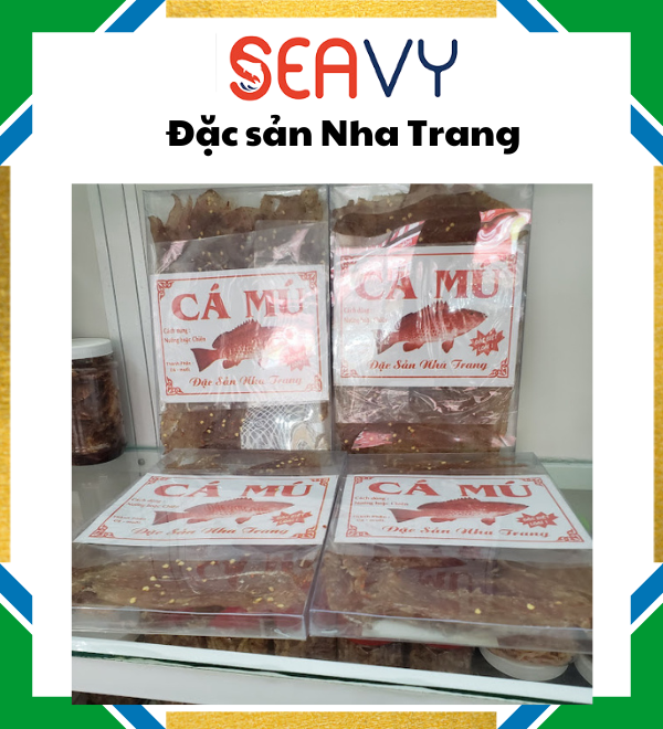 Đặc Sản Nha Trang - Cá Mú Khô Phi Lê Hộp Seavy 250G