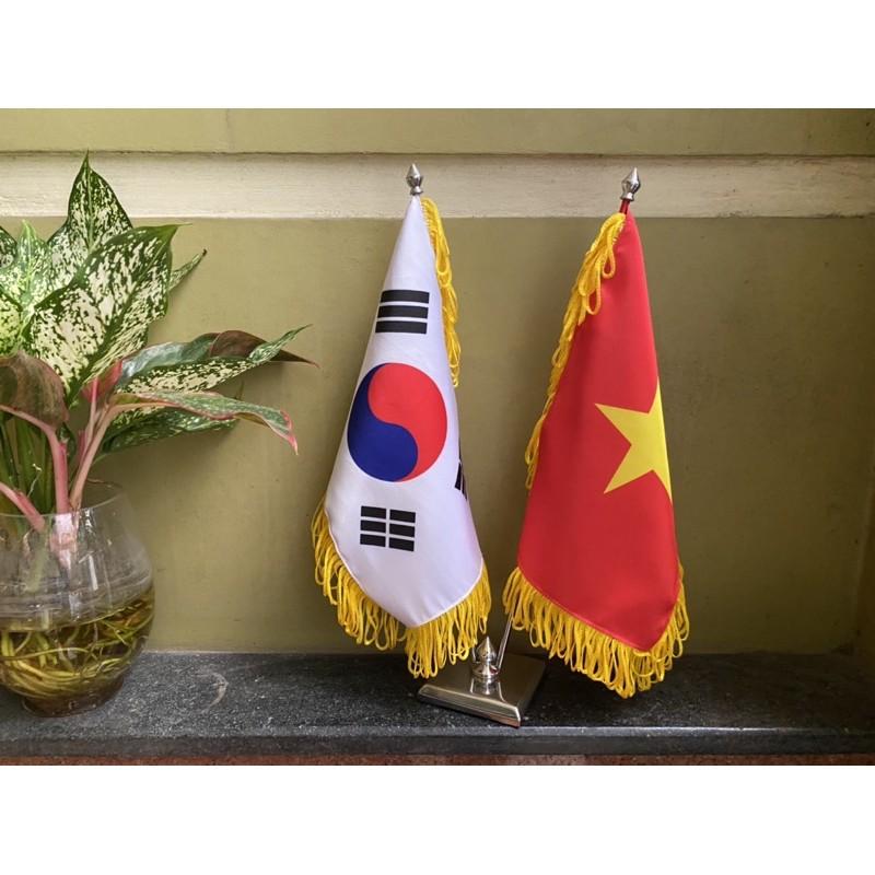 Cờ để bàn Việt Nam- Hàn Quốc