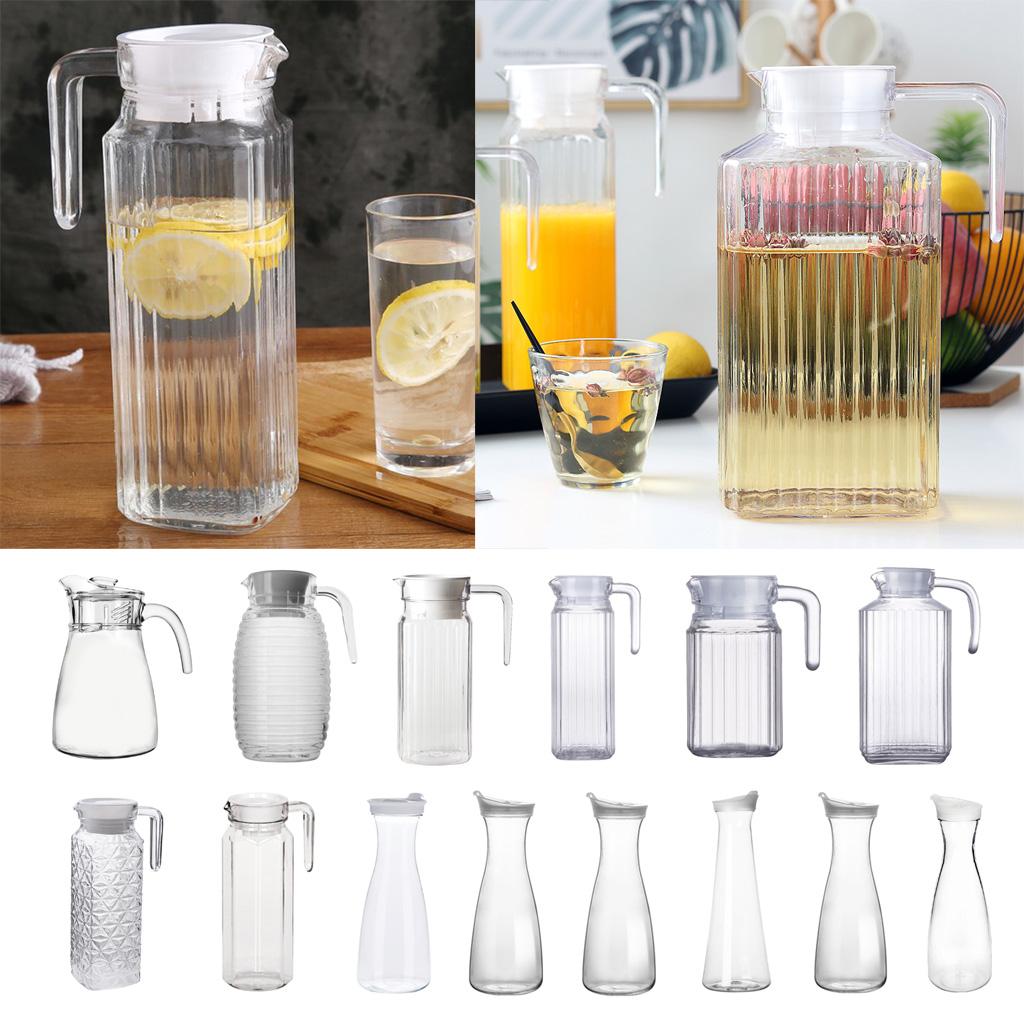 Water Jug 2x Juice Jug Drink Jug Beer Jug 600ml Fruit Jug