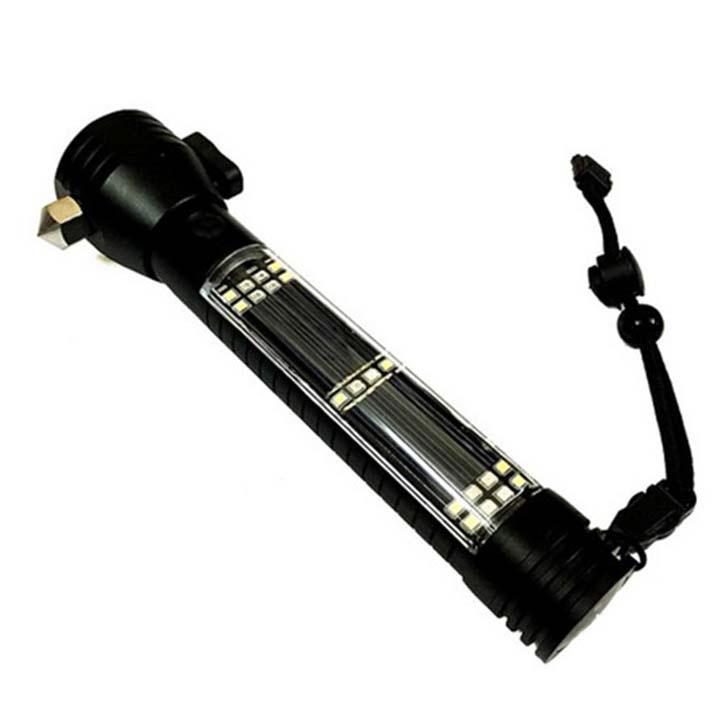 Đèn pin siêu sáng 11 chức năng SOLAR FLASHLIGHT