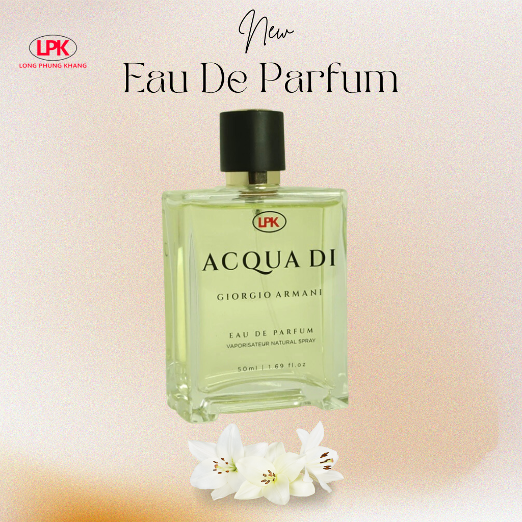 Nước Hoa Nam Cao Cấp AQUA DI 5ml &amp; 50mL LPK Eau De Parfum Chính Hãng