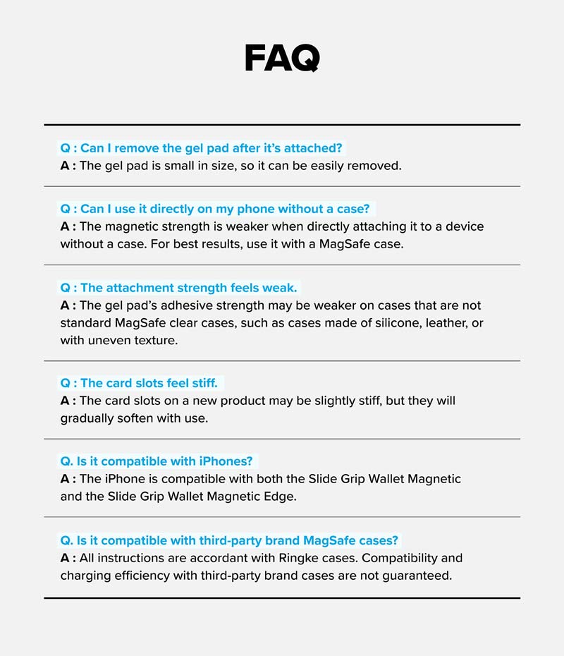 Ví kiêm giá đỡ RINGKE Slide Grip Wallet Magnetic Edge - Hàng Chính Hãng