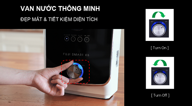 Van chỉnh nước thông minh của Smart K8