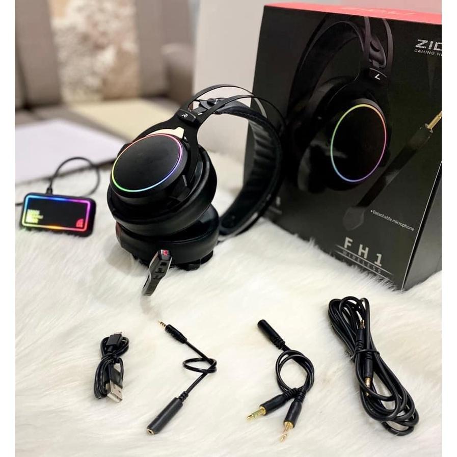 Hình ảnh Tai nghe Gaming Không Dây Có Míc Zidli FH1 2.4Ghz - Hàng chính hãng